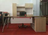山东青岛简约现代办公家具中班台钢架经理主管办公桌电脑桌椅组合
