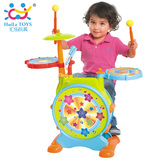 汇乐儿童爵士鼓架子鼓敲打乐器儿童乐器音玩具儿童电子琴带麦克风