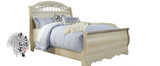 全实木美式乡村床家具1.8米欧式床双人床 北欧宜家床简欧式床