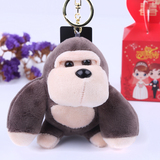 韩版创意毛绒猩猩小挂件可爱猴子汽车钥匙扣女士包包装饰精美挂饰