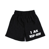 西海岸 儿童少儿街舞演出短裤I AM HIPHOP运动嘻哈休闲五分裤