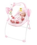 婴儿宝宝遥控躺椅 多功能摇椅摇篮床 折叠电动摇摇椅安抚哄睡神器