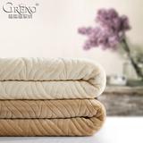 纯色毛毯子 加厚珊瑚绒毯单人双人法兰绒盖毯床单双层保暖空调毯