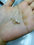 日本阿古屋akoya天然海水珍珠正圆无暇5.5mm强光裸珠花珠耳钉