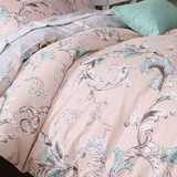 欧美麻活性印花床单式床上用品四件套1.8m（6英尺）床一等品