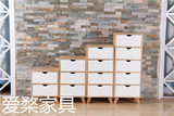 实木床头柜简约带轮抽屉柜可移动多用收纳储物柜白色小柜实木斗柜