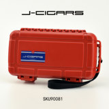 原创正品JCigars双扣式便携旅行雪茄盒保湿盒密封性高红色