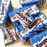 澳洲直邮 德国原装knoppers牛奶榛子巧克力威化饼干进口零食/饼干