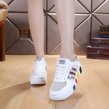 夏季透气镂空小白鞋韩版平底网鞋女大童板鞋学生运动鞋网眼休闲鞋
