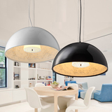 后现代设计师艺术吊灯北欧简约创意餐厅卧室客厅个性半圆树脂灯具
