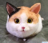 日本猫咪手袋单肩斜挎女包小包仿真Pico猫型毛绒定型背包 小猫包