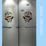 哆啦A梦主题儿童房衣柜移门定做可爱卡通卧室软包衣橱推拉门定制