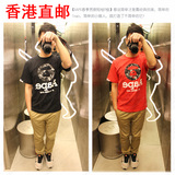 Venjoy香港潮店 AAPE 16夏 反光迷彩猿人头 字母短袖T恤2621