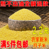 2015年小黄米 新米农家 月子米 小米有机黄小米宝宝米包邮250g