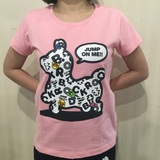 香港BDUCK大黄鸭女装修身纯棉圆领短袖T恤正品代购原价469现价328