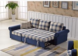 宜家地中海沙发床 可折叠客厅1.8美式转角储物小户型布艺沙发组合