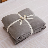 全棉无印纯色床单单件 1.2m1.5米1.8m床罩日式纯棉良品水洗棉床笠