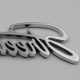 大众金属尾标 汽车3D立体贴 汽车个性改装车标 连体英文字母车贴