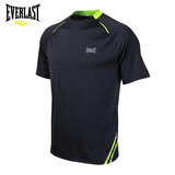 Everlast 速干短袖T恤 运动跑步排汗透气健身衣圆领短袖体恤