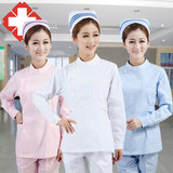 护士服分体套装短款偏褂小立领大码女医生护士服冬夏装白色包邮