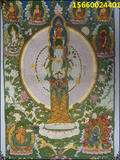 唐卡画西藏 唐卡尼泊尔佛教藏传装饰画 唐卡补布画 金丝唐卡 105