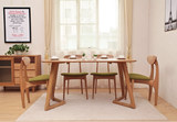 老榆木北欧实木餐桌椅复古餐桌万用桌书桌办公桌餐厅休闲桌工作台