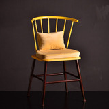 花吉北欧式风格餐椅椅子现代时尚沙发椅宜家办公椅简约咖啡椅实木