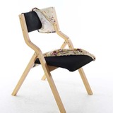 实木餐椅拆洗现代简约时尚布艺电脑培训创意会议椅宜家折叠椅子