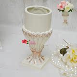 欧式树脂花瓶餐桌玄关装花瓶 插花瓶 欧式美式小花瓶