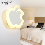 LED异形苹果壁灯床头卧室过道壁灯现代简约创意客厅壁灯儿童房灯
