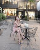 韩国代购2016夏装新款女装挂脖气质短裙性感露肩无袖荷叶边连衣裙