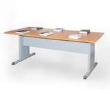 厂家直销钢制阅览桌图书馆书桌学习桌资料桌长条桌培训桌会议桌
