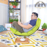 日式懒人沙发 可折叠单人可拆洗小沙发椅 可爱卧室创意床上榻榻米