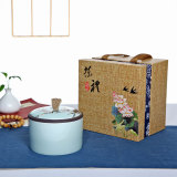 茶叶罐陶瓷礼盒单罐3两装包装盒密封罐空储物批发纸通用定制