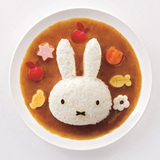 日本制 可爱米菲兔子造型饭团模具 卡通miffy儿童咖喱米饭DIY模具