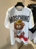 意大利代购 Moschino 16 杨幂同款T恤泰迪熊短袖上衣男女情侣装