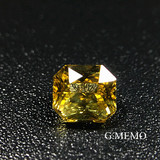 【GMEMO珠宝】 1.03克拉 斯里兰卡 天然 无烧 金黄色 蓝宝石 裸石