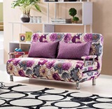 北欧折叠多功能沙发床1.2米1.5米宜家布艺沙发布套可拆洗外套定做