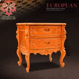 欧式红木家具床头柜非洲黄花梨木刺猬紫檀储物柜全实木地柜收纳柜