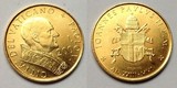 稀少的  梵蒂冈 2001年 最后的里拉之 200里拉 纪念硬币