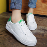 夏季单鞋韩版女鞋运动白色板鞋球鞋平底学生休闲鞋系带小白鞋透气