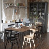 定制美式复古做旧餐桌设计师家具北欧宜家铁木客厅组合办公桌书桌