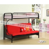 特价两层床高架床铁艺子母床双层床上下铺成人上下床折叠床单人床