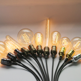 爱迪生灯泡吊灯E27螺口工业复古白炽灯钨丝装饰创意个性光源暖光
