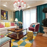 欧式宜家格子地毯客厅茶几书房地毯卧室床边大地毯满铺样板间地毯