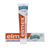 德国原装进口Elmex儿童牙膏 6-12岁 含氟预防龋齿75ml