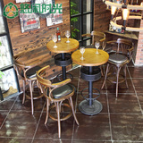 实木酒吧椅 白蜡木高吧椅 收银台吧凳 酒吧凳 咖啡厅奶茶店高吧椅