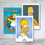 电影装饰画 辛普森一家 Simpsons 全系列多幅选 海报客厅挂壁无框