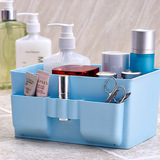 多功能化妆品收纳盒简易化妆盒护肤品塑料盒大容量桌面收纳整理盒