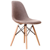伊姆斯宜家软包餐厅椅创意休闲时尚麻布沙发餐椅设计师椅创意家具